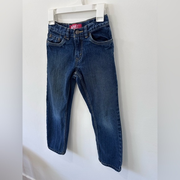 Levi's Boy’s Dark Blue 511 Denim Skinny Jeans  - 7x regular - Picture 5 of 7